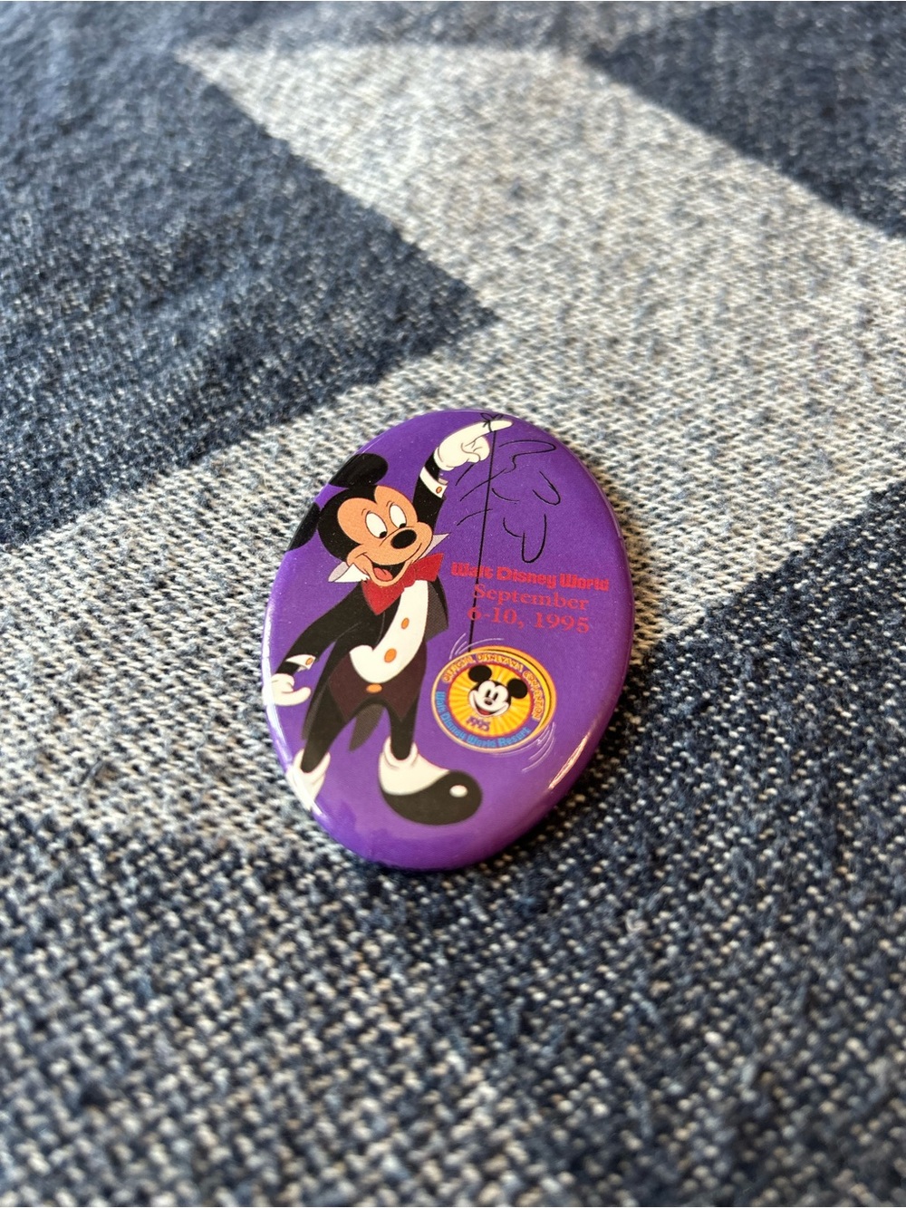 Disney Purple Mickey Mouse Collectible Pin